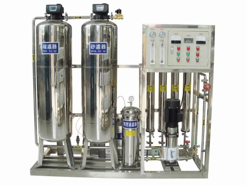 1吨每小时全自动不锈钢一级反渗透纯水设备