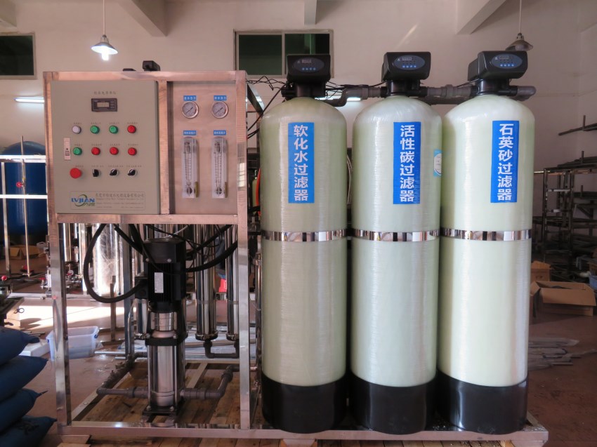 1T/h反渗透设备,反渗透纯水设备,全自动水处理系统