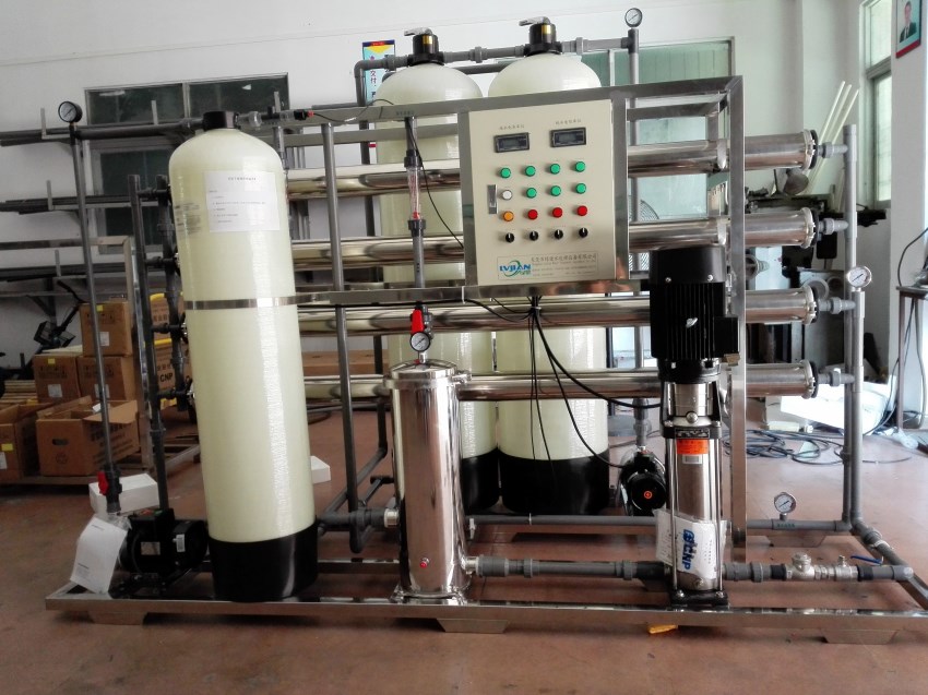 2吨/小时反渗透加混床超纯水机