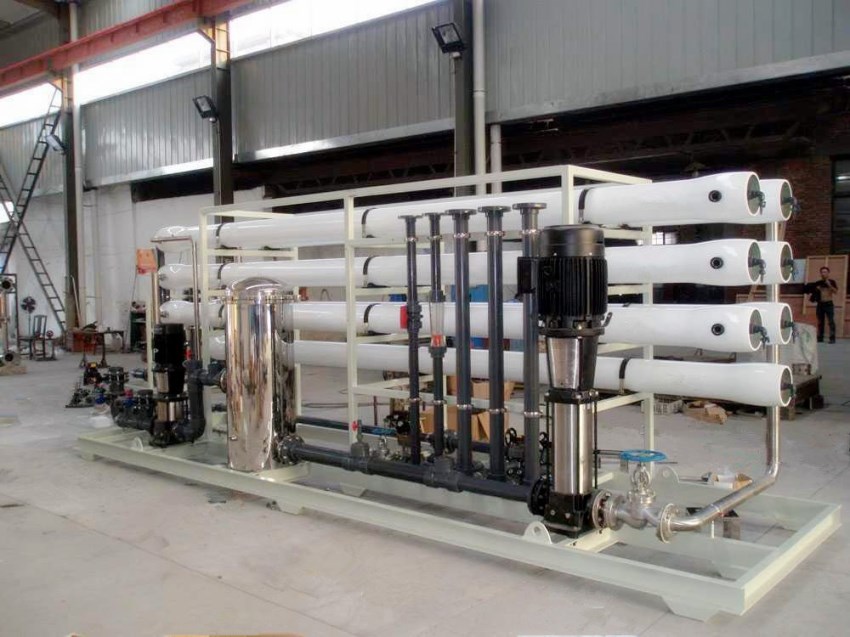 二级反渗透纯化水设备,50吨/小时大型反渗透水处理装置