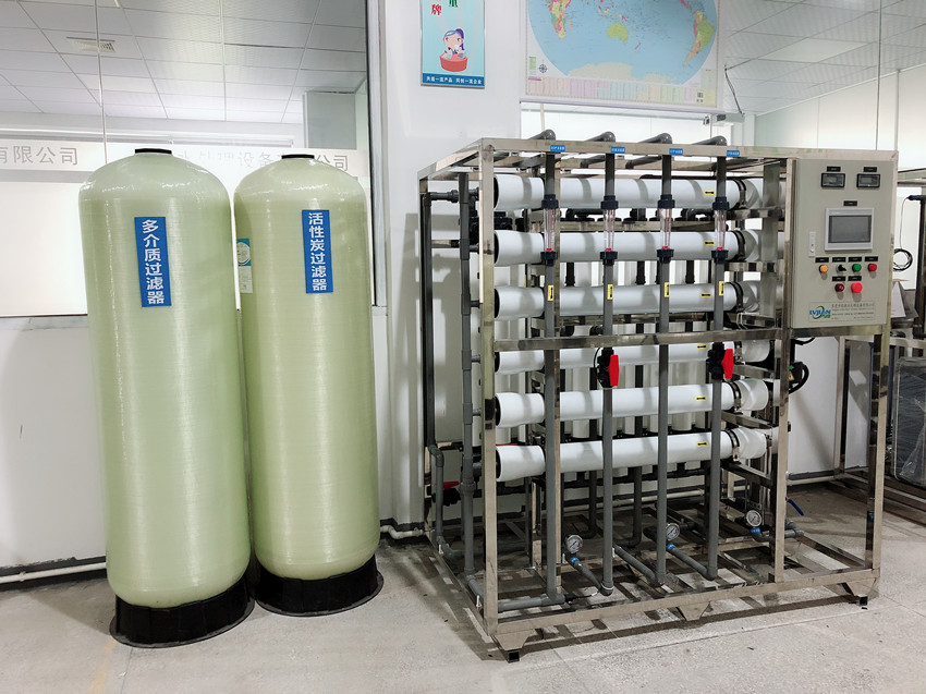 2T/H 去离子脱盐水设备,反渗透除盐水处理设备