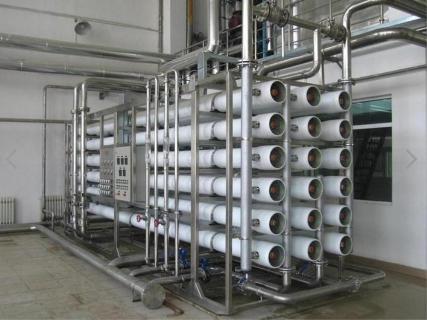 反渗透水处理设备工艺流程,大型反渗透设备