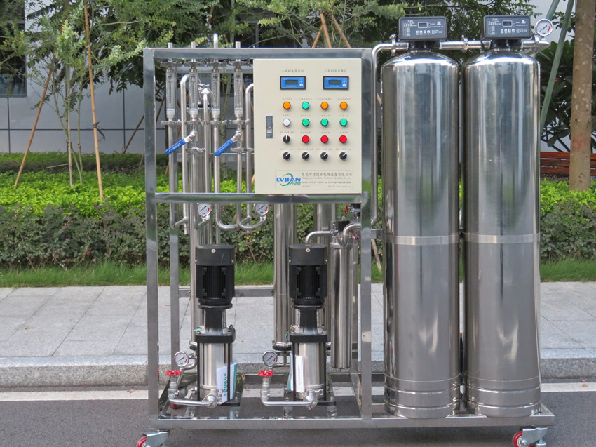 RO反渗透去离子水设备,不锈钢二级反渗透纯水设备