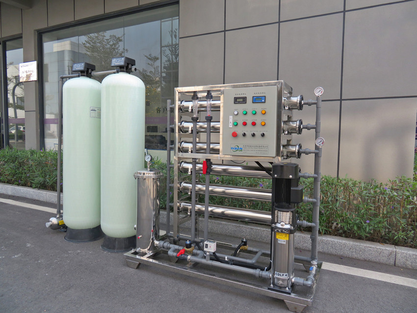 1.5吨/小时全自动反渗透水处理装置,反渗透净水设备,RO反渗透膜净水设备