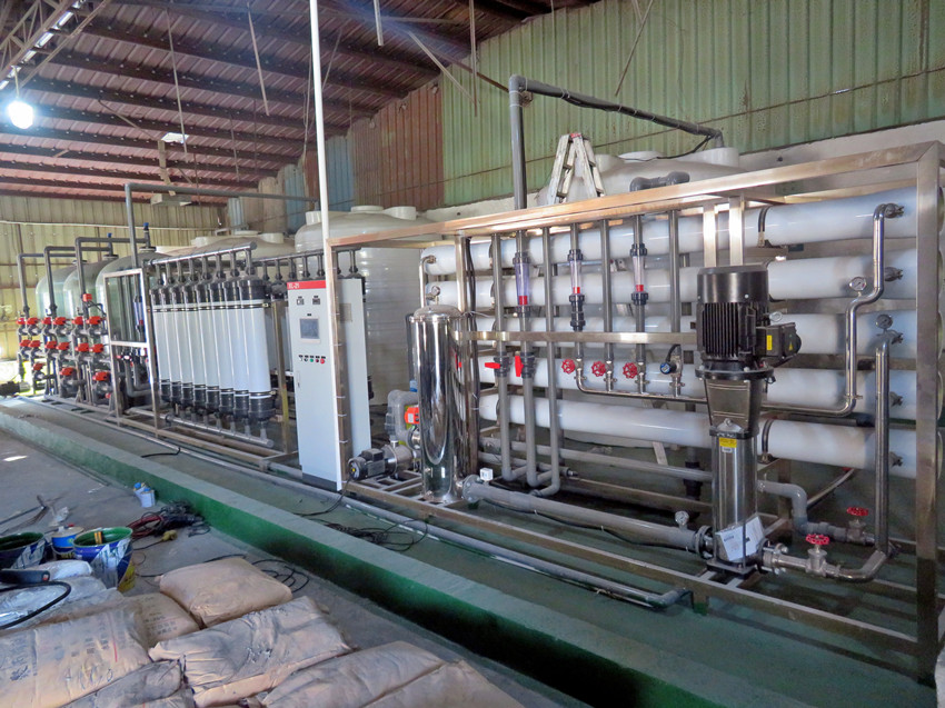 15t/h超滤+RO反渗透深度脱盐废水处理系统