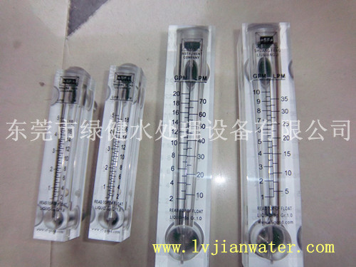 面板式有机玻璃流量计,纯水设备流量计