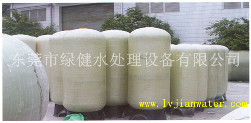 水处理设备用玻璃纤维钢缠绕过滤罐,反渗透过滤罐