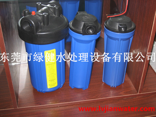 10寸蓝色净水器滤壳 自来水过滤器