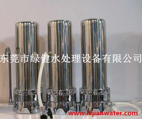 不锈钢自来水管道过滤器 不锈钢三级过滤净水器 家用净水机