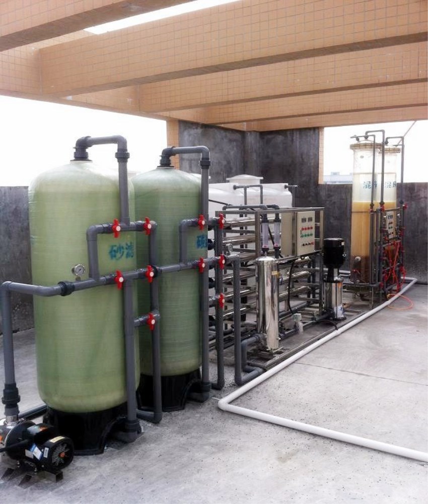 4T/H 超纯水装置,反渗透加混床超纯水制取设备/工业超纯水器